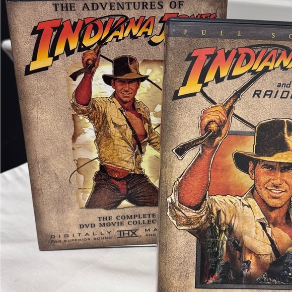 ✨HOST PICK✨ 🎬 Vintage 2000 Indiana Jones DVD Movie Complete Collection - Picture 10 of 15